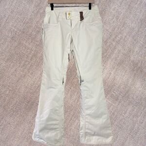 HOLDEN Women Small Softshell Snow Ski Pants Vents Zips Waterproof RN124620